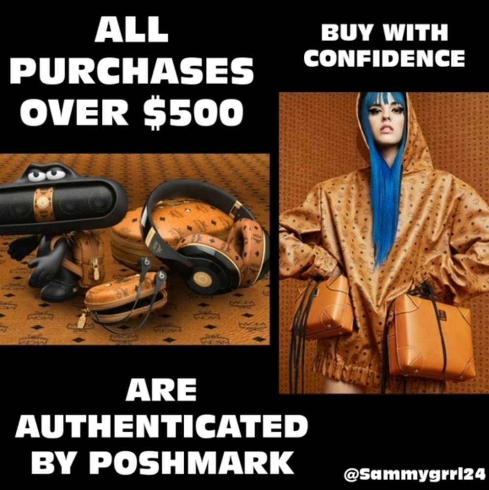 ALL ORDERS $500 AN‎ UP ARE ATHENTICATED BY POSHMARK